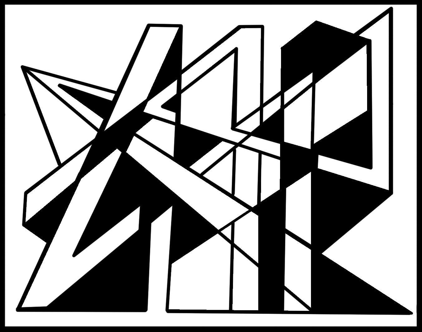 Digital Download, Architectural Shapes (Black and White)